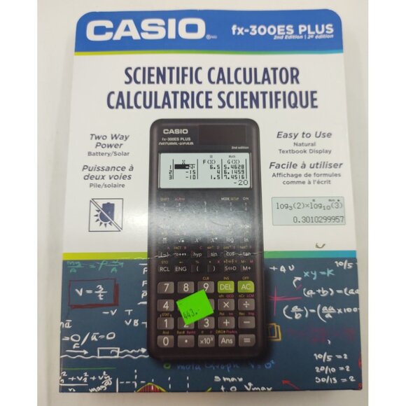 Casio FX-300ES Plus 2nd Edition Scientific Calculator School Math Tool - Picture 2 of 2